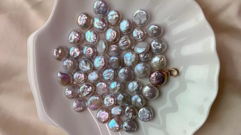 Natural Button Pearls, Pick Your Own